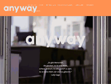Tablet Screenshot of anyway-koeln.de